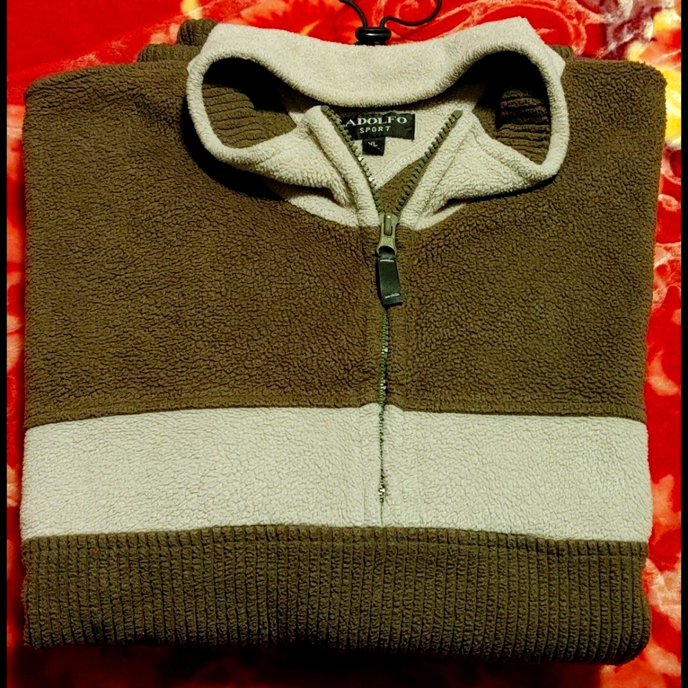 Adolfo Sport pullover 1/4 zipper